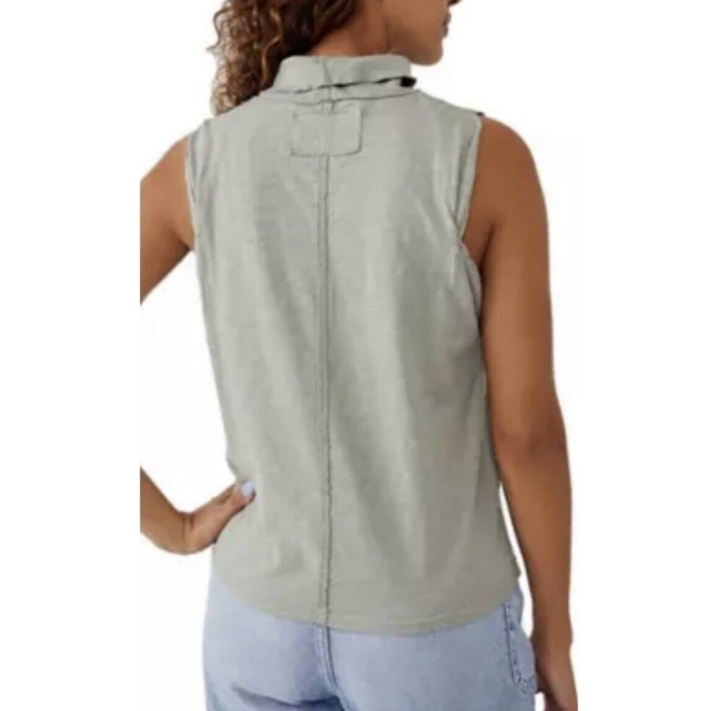 Free People Xena Tank in Seagrass size Medium - Picture 7 of 10